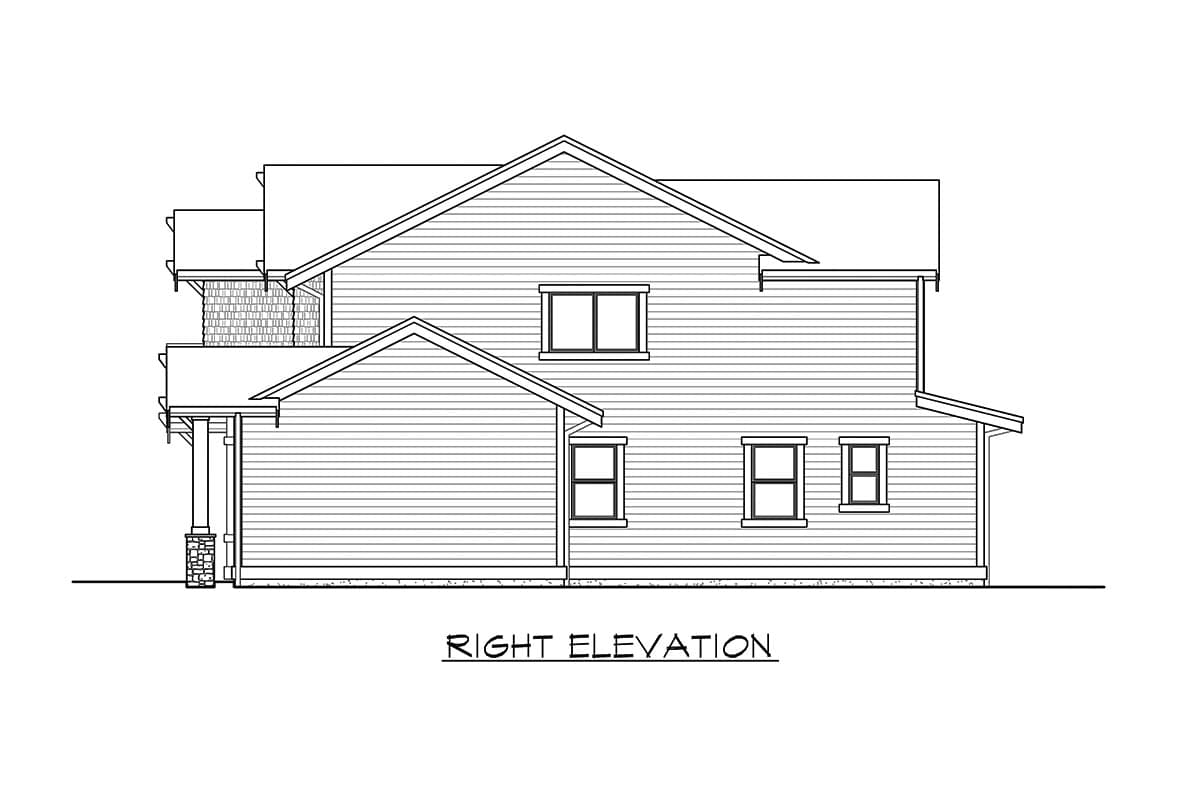 Plan 23787JD: Beautiful 5-Bed Mountain House Plan with Main-Level Guest Bed  - Image #25 - Craftsman, Mountain, New American, Northwest