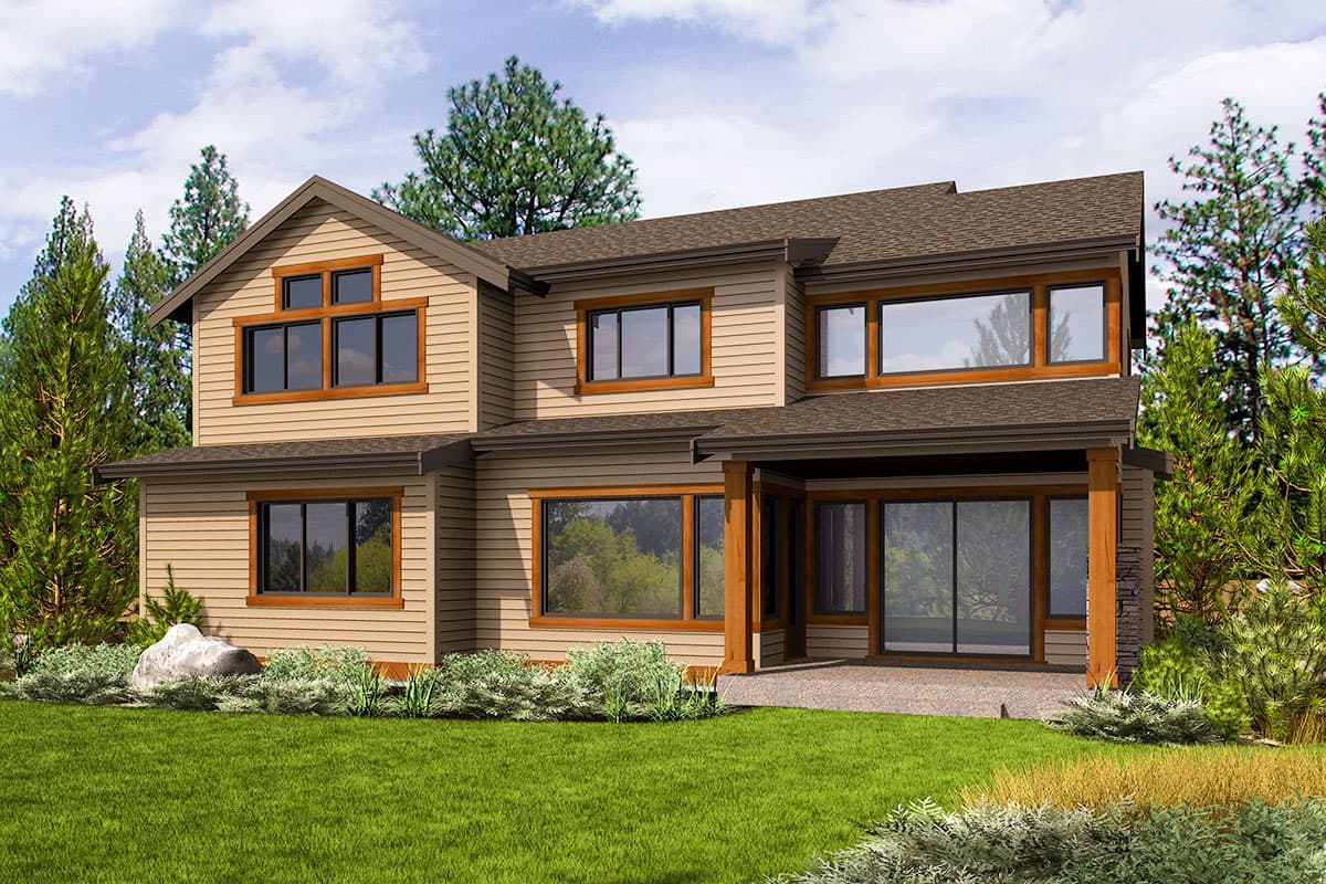 Plan 23787JD: Beautiful 5-Bed Mountain House Plan with Main-Level Guest Bed  - Image #21 - Craftsman, Mountain, New American, Northwest