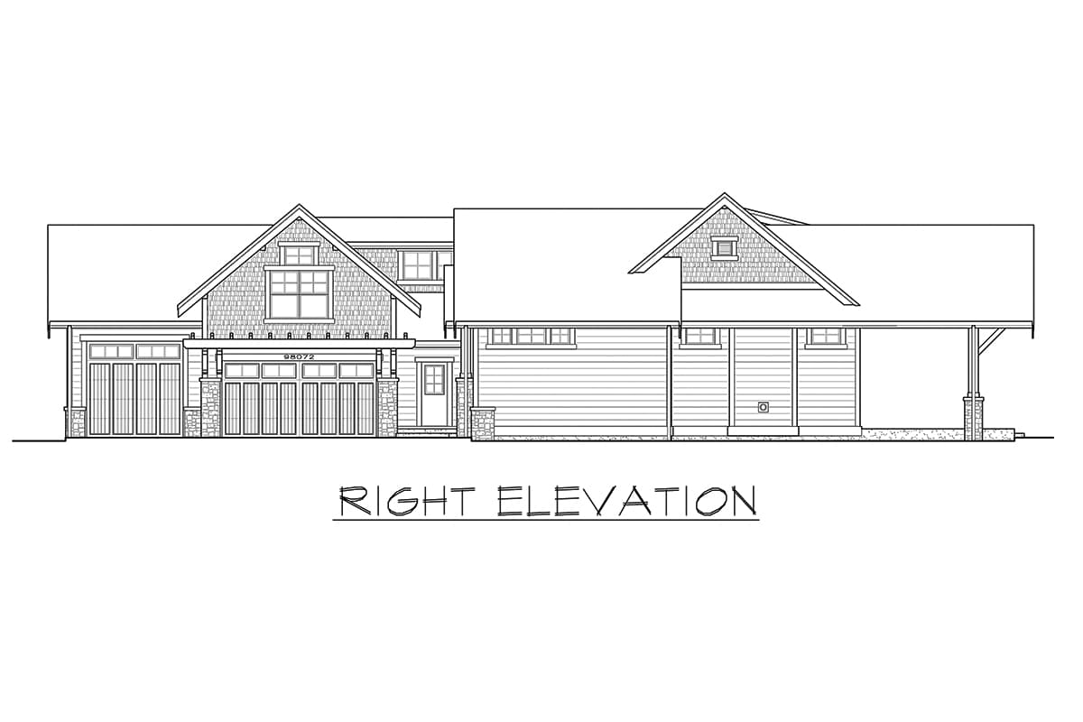 Plan 23789JD: Rustic 3-Bed Northwest House Plan with First-Floor Master - Image #10 - Country, Craftsman, Mountain, New American, Northwest