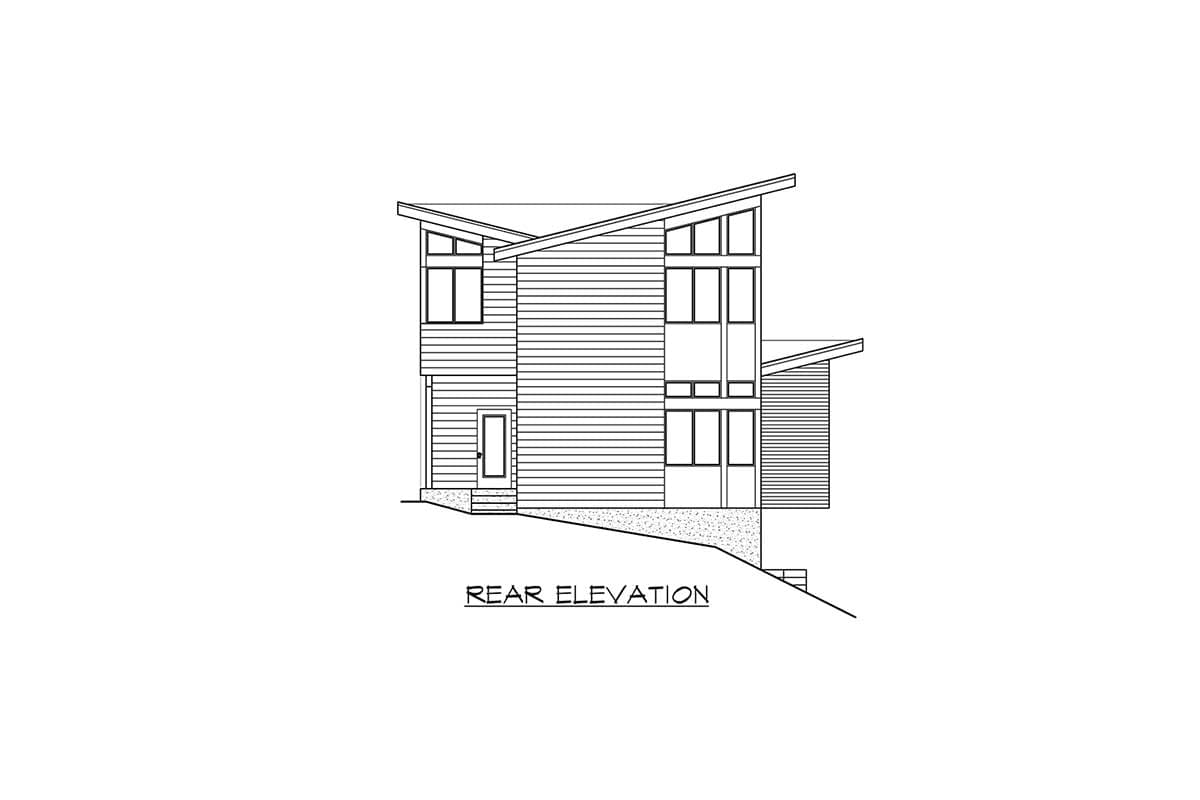 Plan 23791JD: Stunning Modern House Plan with Great Outdoor Spaces - 3668 Sq Ft - Image #26 - Modern, Northwest