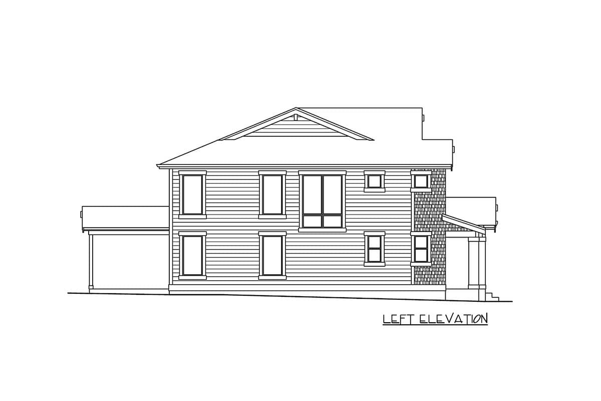 Plan 23792JD: Breathtaking 5-Bed Northwest House Plan with Second-Level Bonus Room - 3962 Sq Ft - Image #26 - Craftsman, New American, Northwest