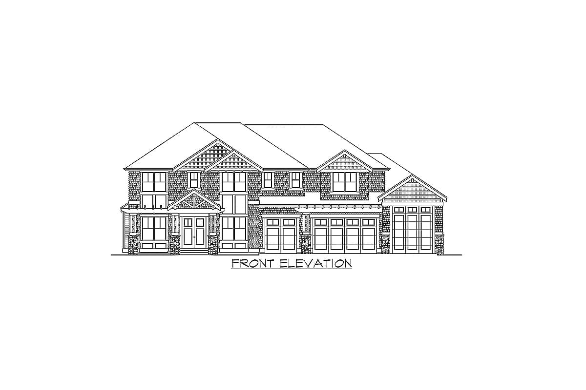 Plan 23793JD: 5-Bed Northwest House Plan with Two Master Beds - Image #24 - Craftsman, Northwest, Shingle