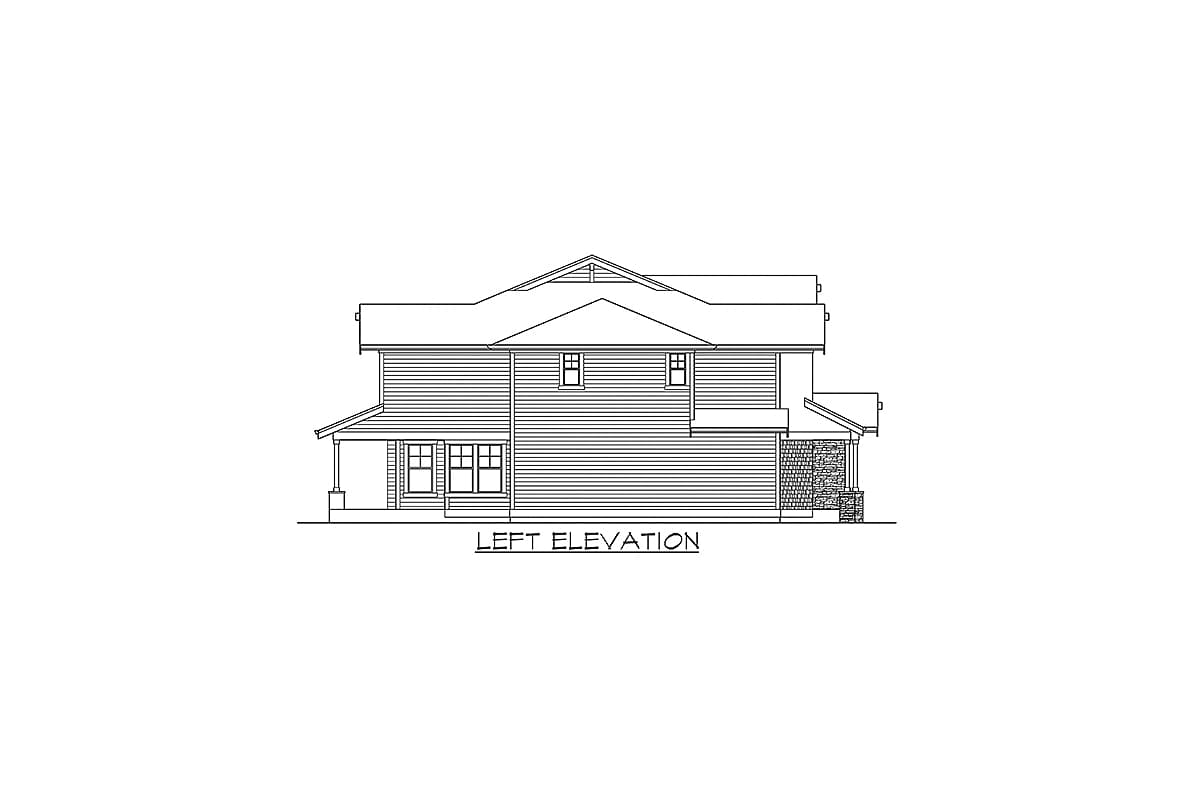 Plan 23793JD: 5-Bed Northwest House Plan with Two Master Beds - Image #25 - Craftsman, Northwest, Shingle