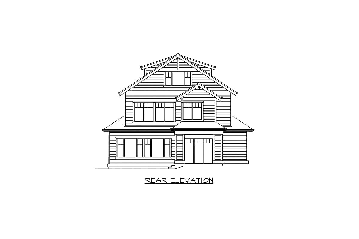 Plan 23794JD: Beautiful 3-Story Craftsman House Plan with 5 (or 6) Bedrooms - Image #27 - Craftsman, Northwest