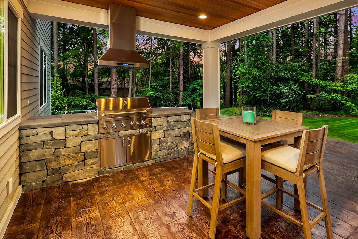 Plan 23799JD: Stately 5-Bed House Plan with Two Master Beds and Outdoor Kitchen - Image #30 - Northwest, Traditional