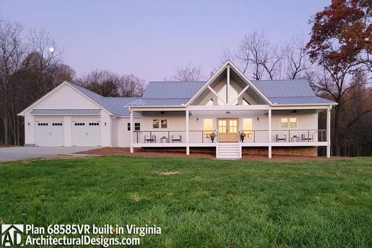 build gallery item - House Plan 68585VR Comes to Life in Virginia