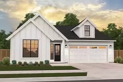 Small Modern Farmhouse Plan with Great Livability