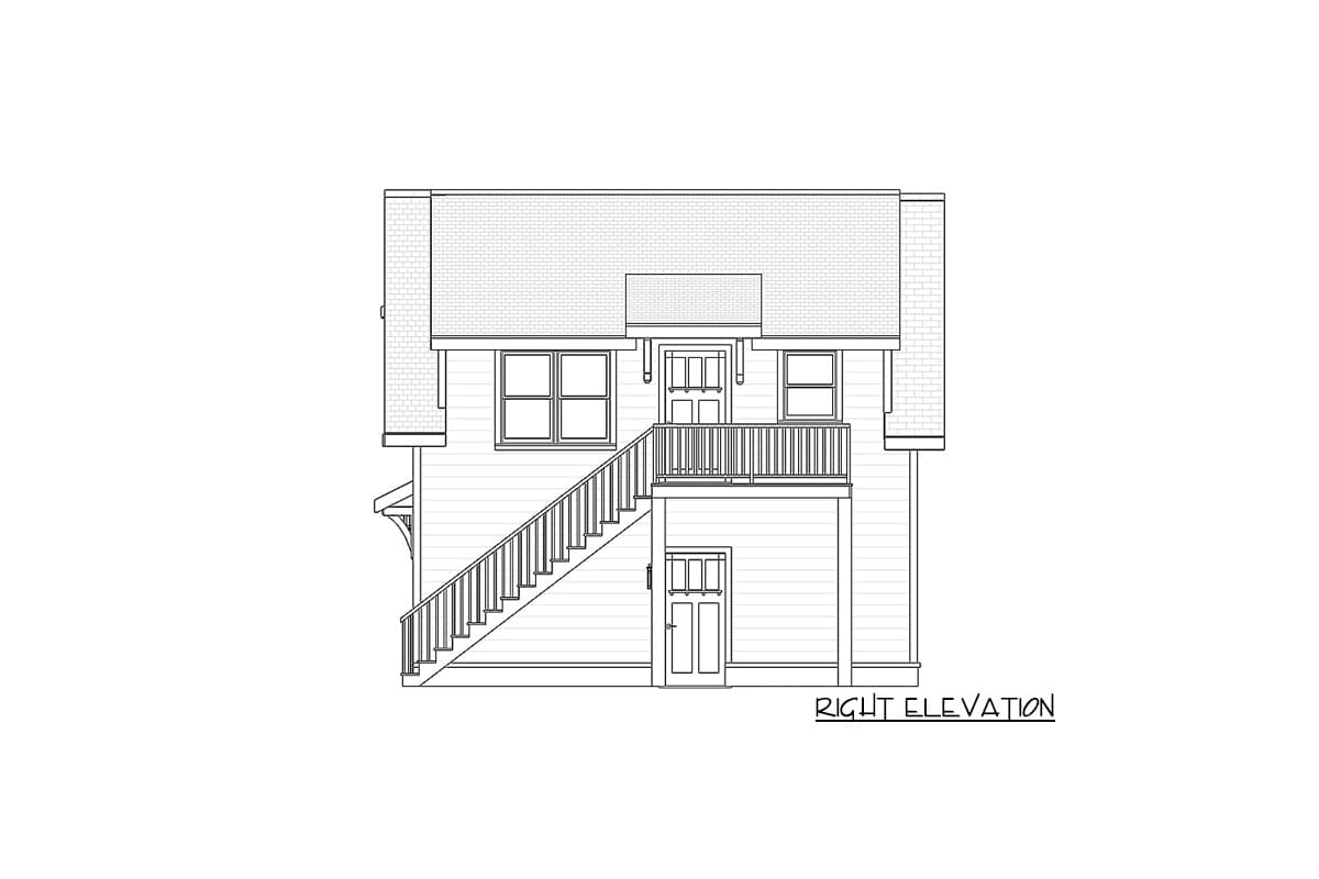 Plan 765010TWN: Carriage House Plan with Open Living Area - Image #14 - Carriage, Cottage, Country, Craftsman, Traditional