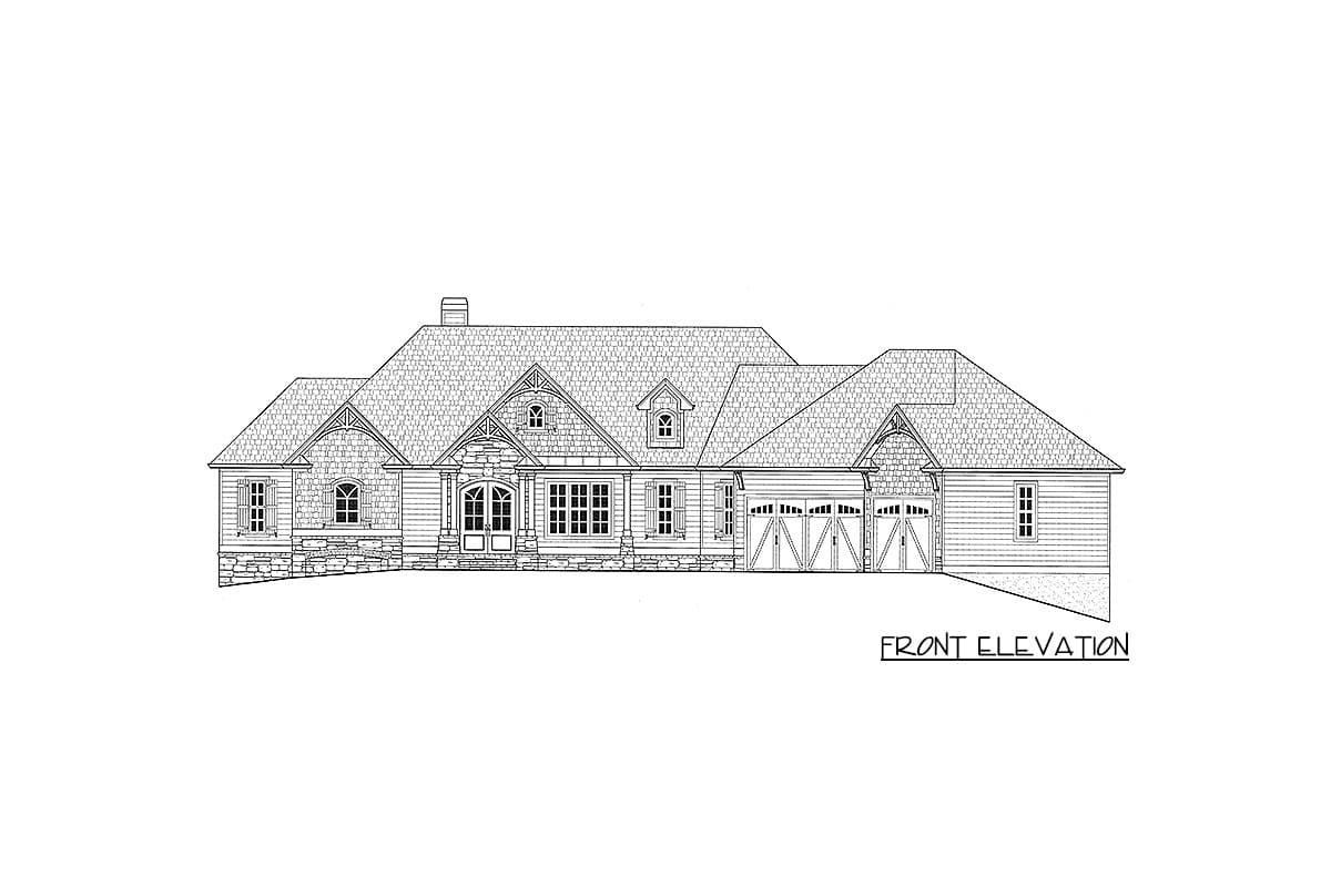 Plan 24392TW: One-Story Country Craftsman House Plan with Screened Porch - Architectural Designs - Image #50 - Country, Craftsman, Mountain, New American