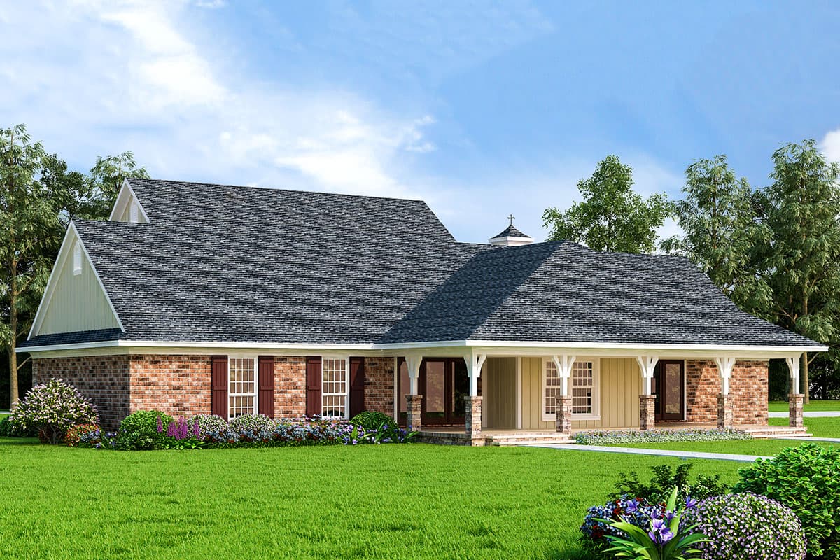 Plan 55206BR: 3-Bed House Plan with Expandable Second Floor - Image #8 - Country, Southern, Traditional