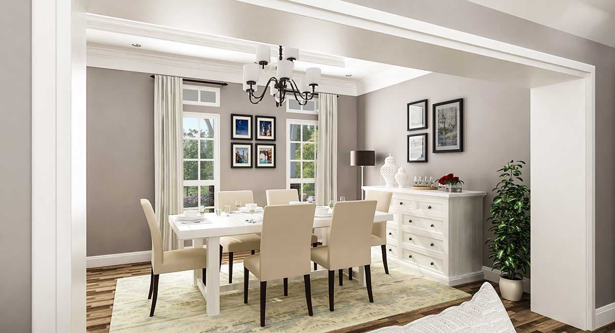 Plan 55206BR: 3-Bed House Plan with Expandable Second Floor - Image #5 - Country, Southern, Traditional