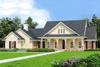 3-Bed House Plan with Expandable Second Floor