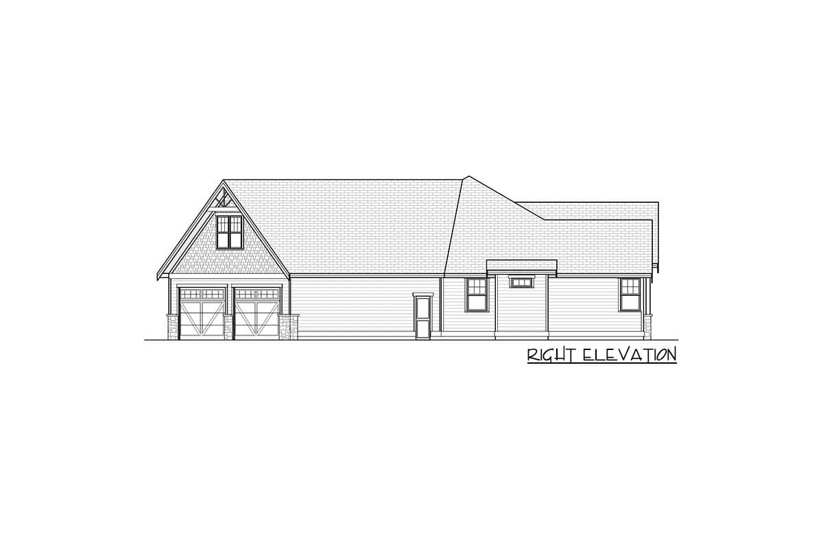 Plan 280026JWD: Amazing Craftsman House Plan with Bonus Room Above Garage - Image #37 - Craftsman, Northwest