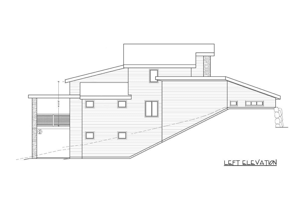 Plan 85283MS: Dynamic 4-Bed Modern House Plan with Finished Walkout Basement - 3721 Sq Ft - Image #8 - Contemporary, Modern, Northwest