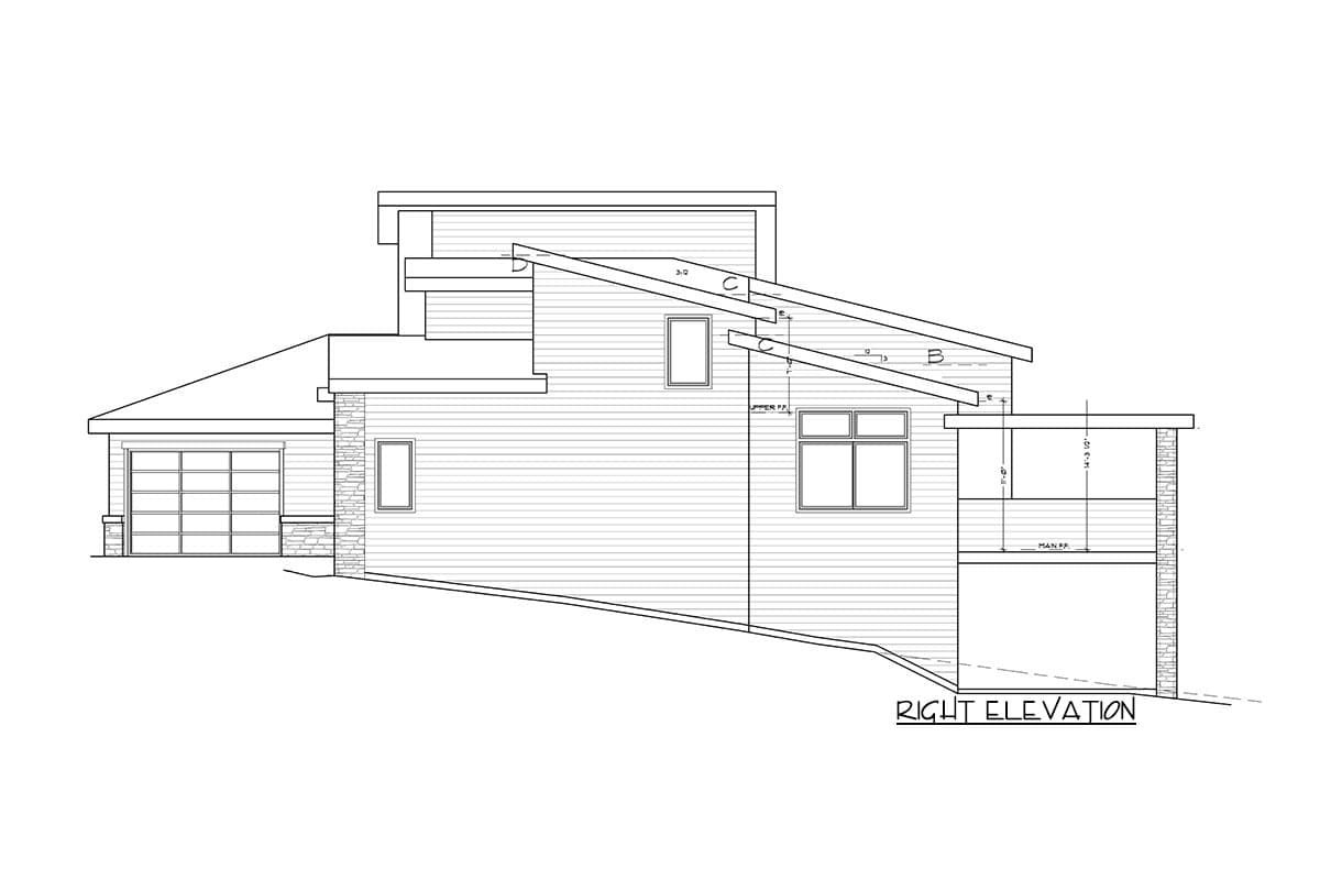 Plan 85283MS: Dynamic 4-Bed Modern House Plan with Finished Walkout Basement - 3721 Sq Ft - Image #10 - Contemporary, Modern, Northwest