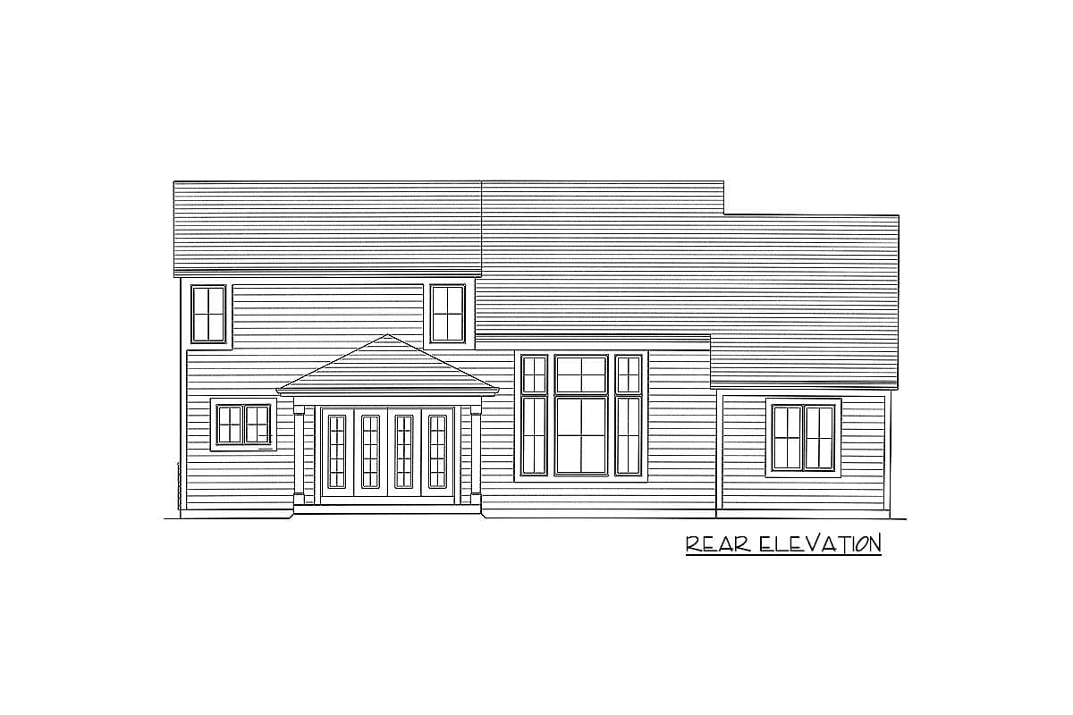 Plan 39284ST: Two-Story European Cottage with First-Floor Master - Image #6 - Cape Cod, Cottage, Country, Craftsman, Hill Country, Traditional
