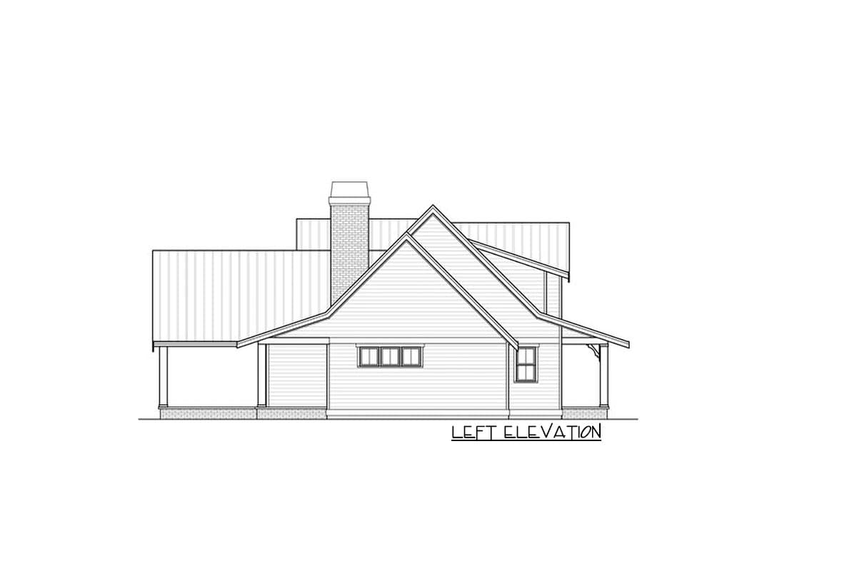 Plan 280029JWD: 4-Bed Modern Farmhouse with Large Bonus Room - Image #7 - Country, Farmhouse, Modern Farmhouse, New American, Traditional