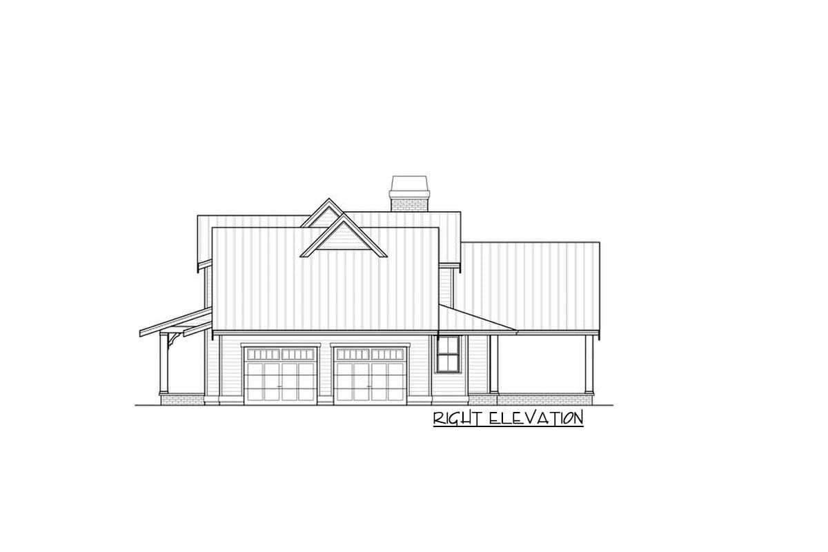 Plan 280029JWD: 4-Bed Modern Farmhouse with Large Bonus Room - Image #9 - Country, Farmhouse, Modern Farmhouse, New American, Traditional