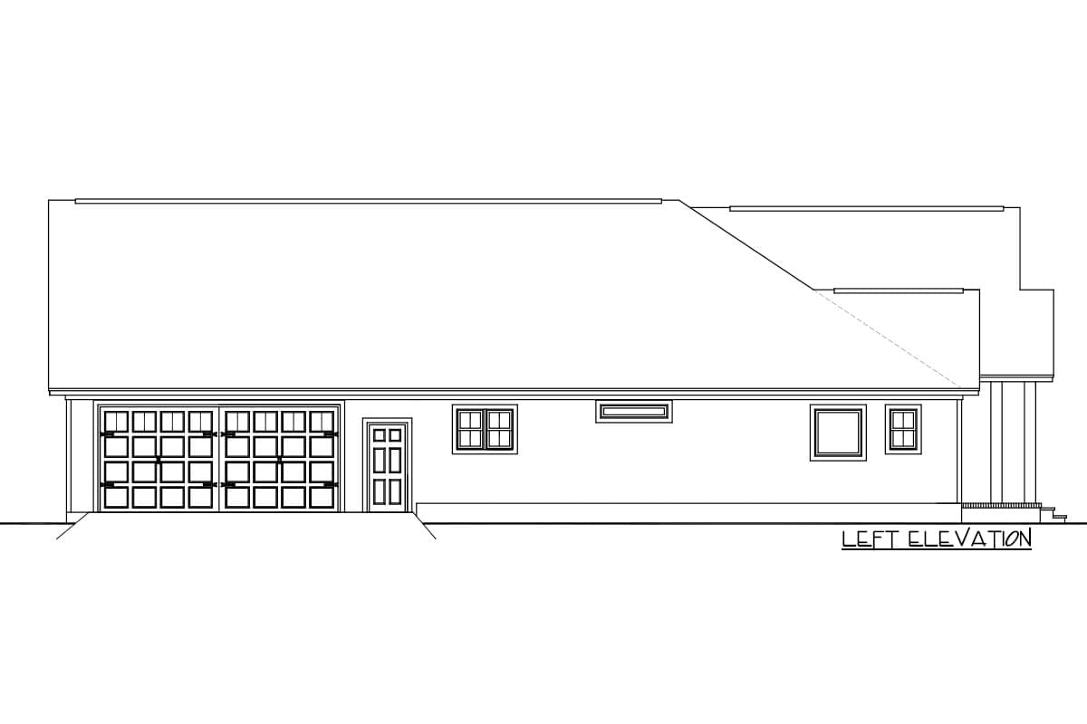 Plan 51796HZ: Country Craftsman House Plan with Split Bedroom Layout - 2201 Sq Ft - Image #6 - Country, Craftsman