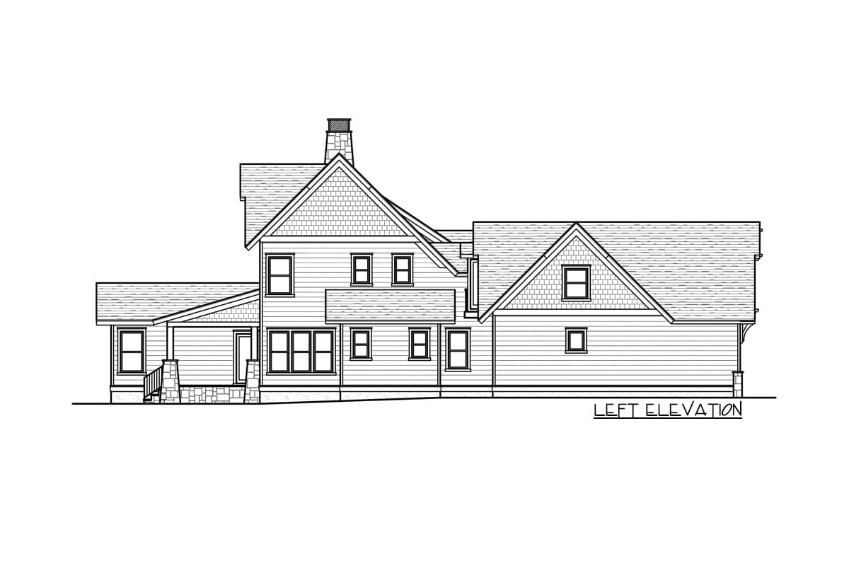 Plan 93113EL: Rugged Craftsman House Plan with Fully-Loaded Apartment Over Garage - Image #42 - Cottage, Craftsman, Rustic, Vacation