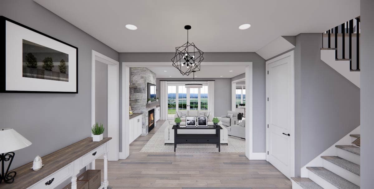 Plan 14677RK: 4-Bed Modern Farmhouse Plan with Two Laundry Rooms - Image #11 - Craftsman, Farmhouse, Modern Farmhouse, New American, Traditional