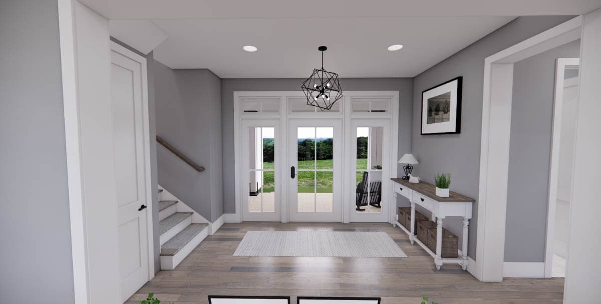 Plan 14677RK: 4-Bed Modern Farmhouse Plan with Two Laundry Rooms - Image #10 - Craftsman, Farmhouse, Modern Farmhouse, New American, Traditional