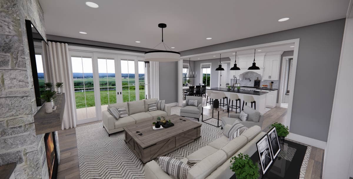 Plan 14677RK: 4-Bed Modern Farmhouse Plan with Two Laundry Rooms - Image #12 - Craftsman, Farmhouse, Modern Farmhouse, New American, Traditional