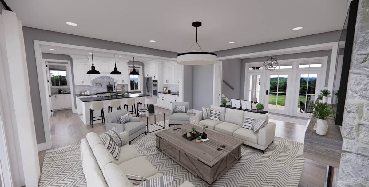 Plan 14677RK: 4-Bed Modern Farmhouse Plan with Two Laundry Rooms - Image #13 - Craftsman, Farmhouse, Modern Farmhouse, New American, Traditional