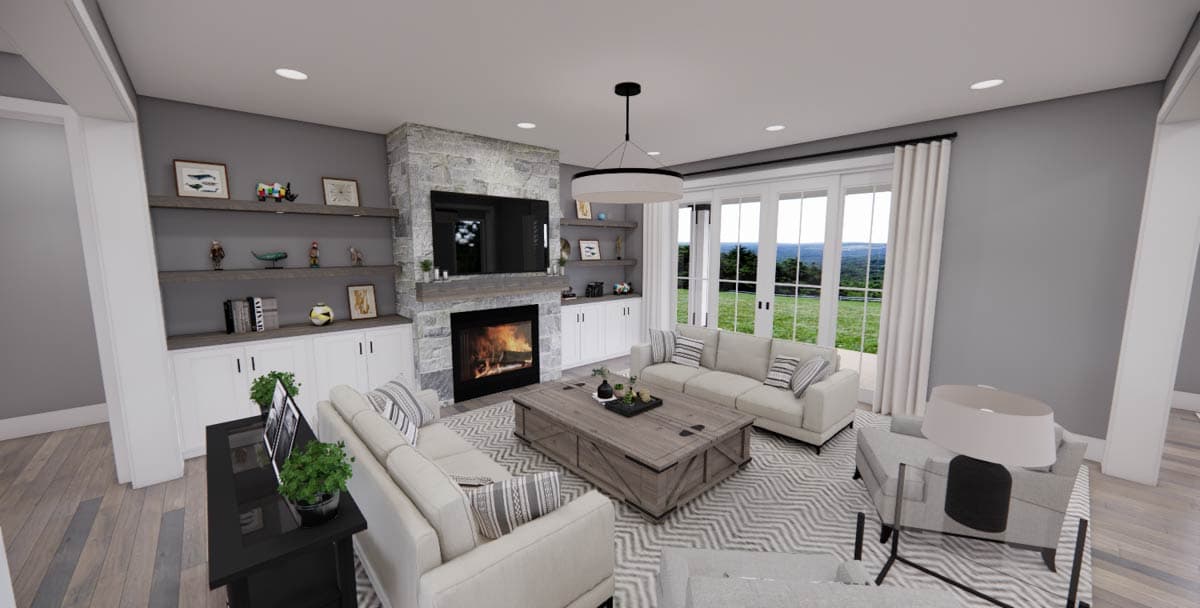 Plan 14677RK: 4-Bed Modern Farmhouse Plan with Two Laundry Rooms - Image #15 - Craftsman, Farmhouse, Modern Farmhouse, New American, Traditional