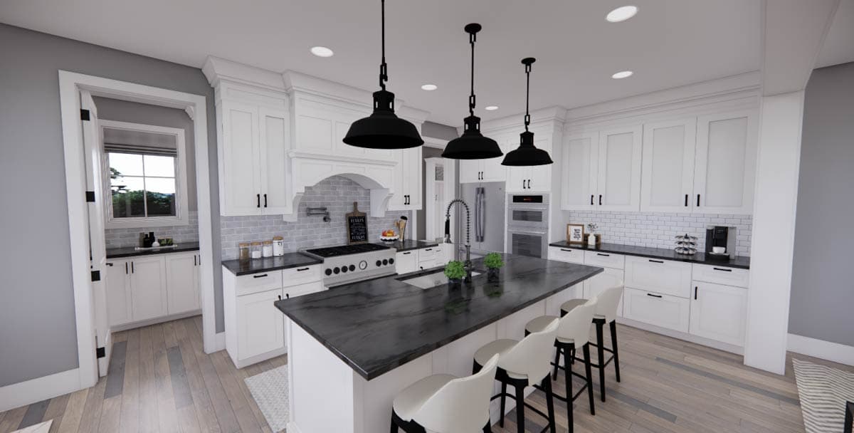 Plan 14677RK: 4-Bed Modern Farmhouse Plan with Two Laundry Rooms - Image #16 - Craftsman, Farmhouse, Modern Farmhouse, New American, Traditional