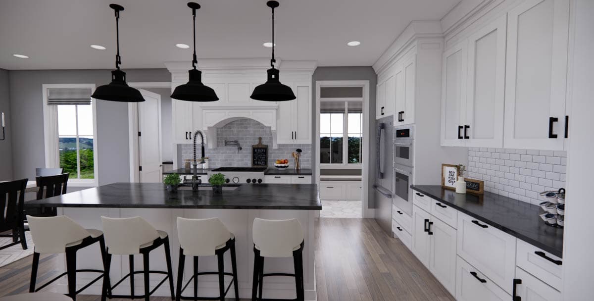 Plan 14677RK: 4-Bed Modern Farmhouse Plan with Two Laundry Rooms - Image #17 - Craftsman, Farmhouse, Modern Farmhouse, New American, Traditional