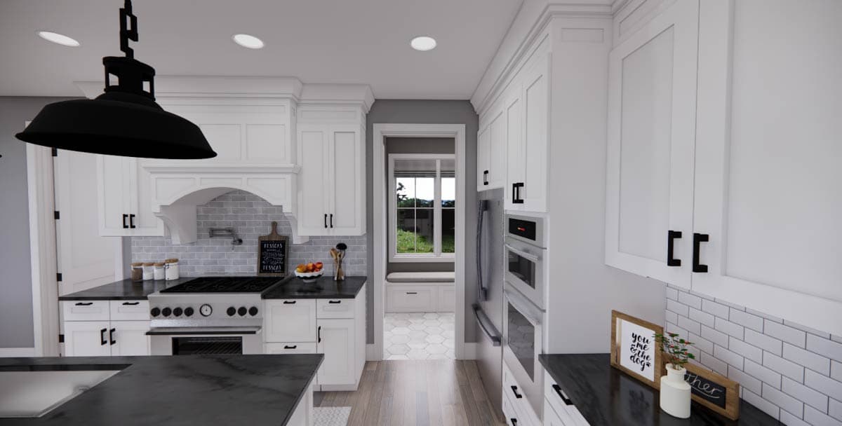 Plan 14677RK: 4-Bed Modern Farmhouse Plan with Two Laundry Rooms - Image #24 - Craftsman, Farmhouse, Modern Farmhouse, New American, Traditional