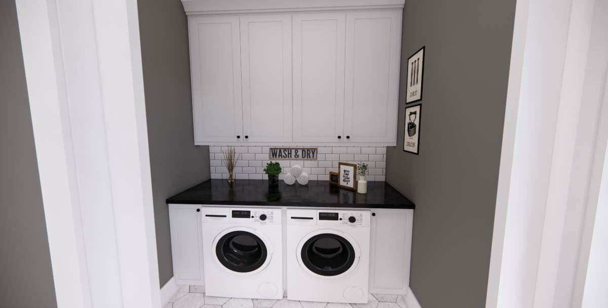 Plan 14677RK: 4-Bed Modern Farmhouse Plan with Two Laundry Rooms - Image #26 - Craftsman, Farmhouse, Modern Farmhouse, New American, Traditional