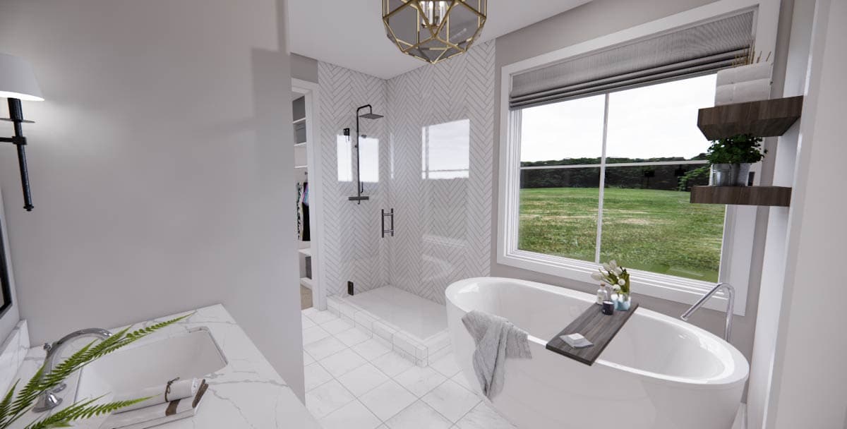 Plan 14677RK: 4-Bed Modern Farmhouse Plan with Two Laundry Rooms - Image #33 - Craftsman, Farmhouse, Modern Farmhouse, New American, Traditional