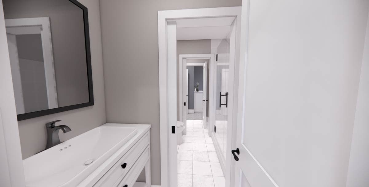 Plan 14677RK: 4-Bed Modern Farmhouse Plan with Two Laundry Rooms - Image #47 - Craftsman, Farmhouse, Modern Farmhouse, New American, Traditional