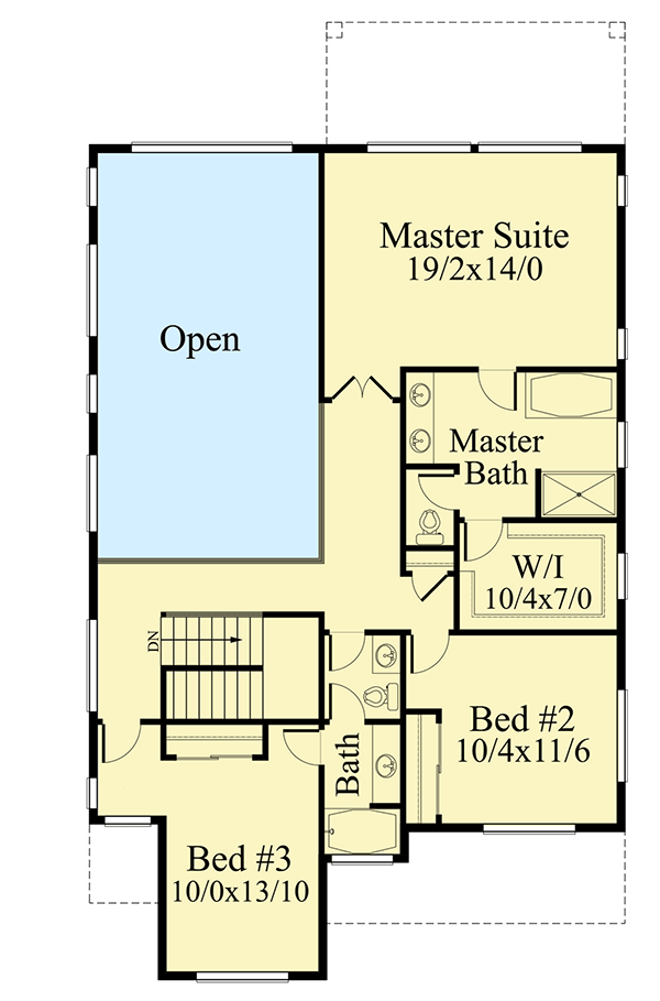 Plan 85295MS: Airy and Light 2-Story Modern House Plan - Floor Plan - 2nd Floor - Contemporary, Modern, Northwest