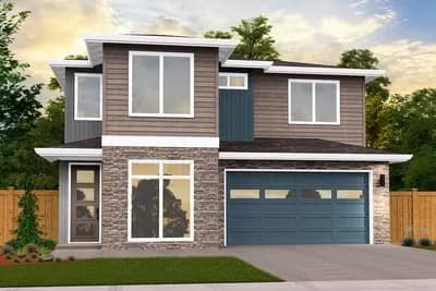Airy and Light 2-Story Modern House Plan