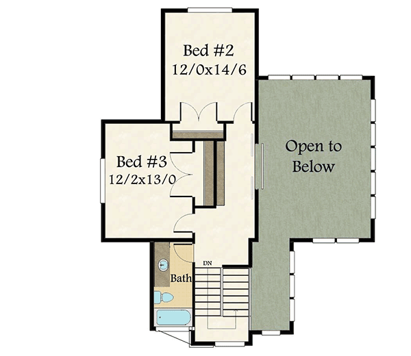 Plan 85296MS: Exclusive Light-Filled 3-Level Contemporary House Plan - Floor Plan - Second Level - Contemporary, Modern, Northwest