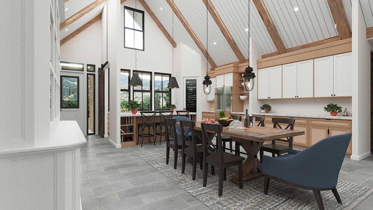 Plan 85298MS: Exclusive One-Story Modern Farmhouse Plan with Private Master Patio - Image #7 - Country, Craftsman, Farmhouse, Modern Farmhouse, New American, Ranch