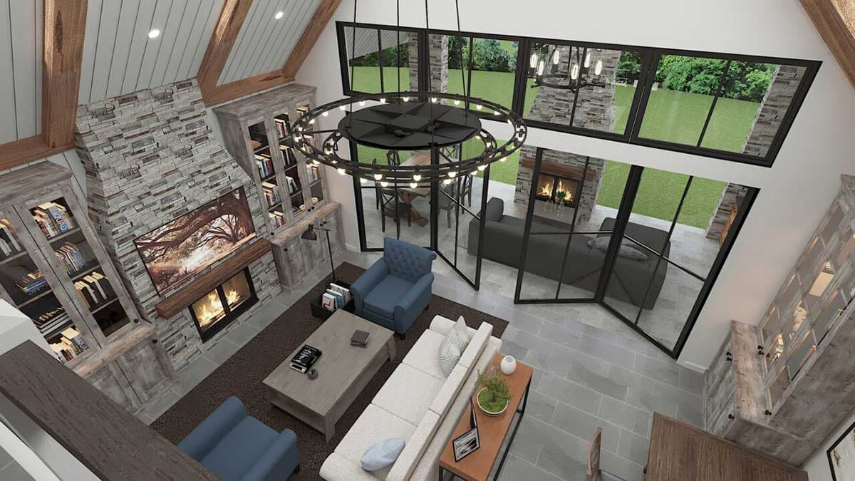 Plan 85298MS: Exclusive One-Story Modern Farmhouse Plan with Private Master Patio - Image #8 - Country, Craftsman, Farmhouse, Modern Farmhouse, New American, Ranch