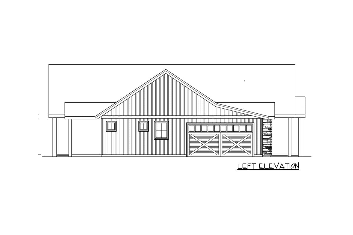Plan 85298MS: Exclusive One-Story Modern Farmhouse Plan with Private Master Patio - Image #10 - Country, Craftsman, Farmhouse, Modern Farmhouse, New American, Ranch