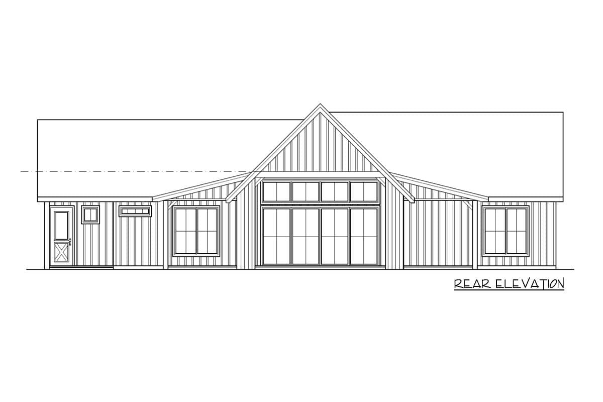 Plan 85298MS: Exclusive One-Story Modern Farmhouse Plan with Private Master Patio - Image #11 - Country, Craftsman, Farmhouse, Modern Farmhouse, New American, Ranch