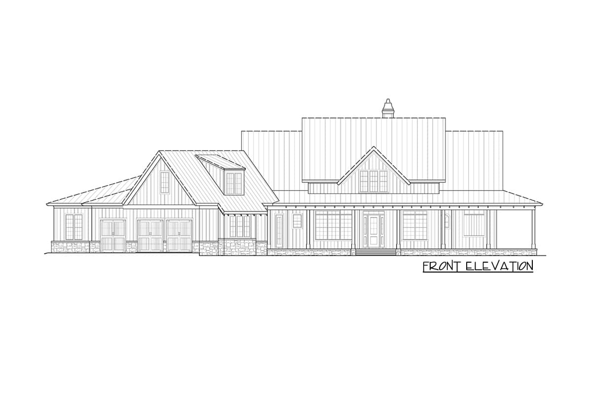 Plan 25663GE: Grand One-Level Farmhouse Plan with Optional Lower Level - Image #16 - Country, Craftsman, Farmhouse, Modern Farmhouse, Mountain