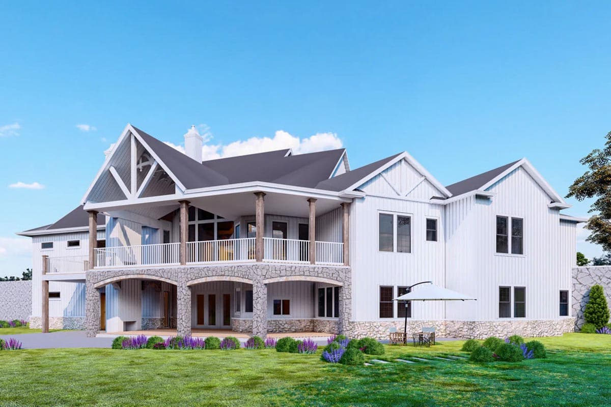 Plan 25663GE: Grand One-Level Farmhouse Plan with Optional Lower Level - Image #7 - Country, Craftsman, Farmhouse, Modern Farmhouse, Mountain