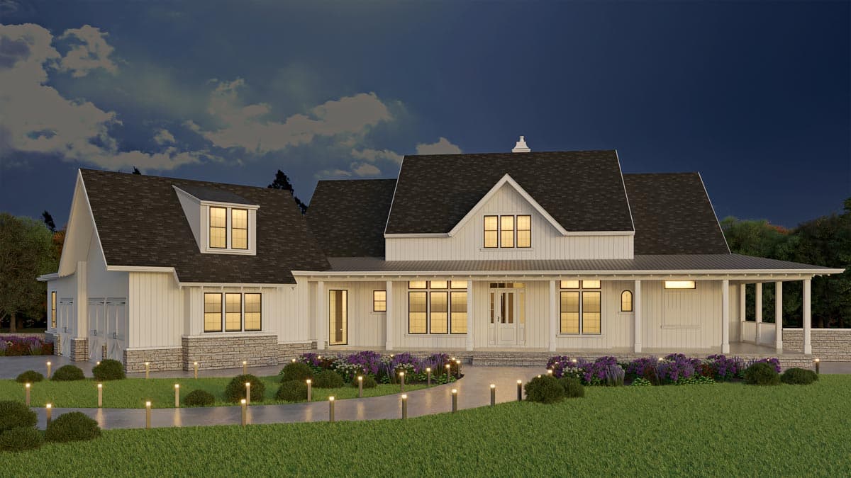 Plan 25663GE: Grand One-Level Farmhouse Plan with Optional Lower Level - Image #14 - Country, Craftsman, Farmhouse, Modern Farmhouse, Mountain