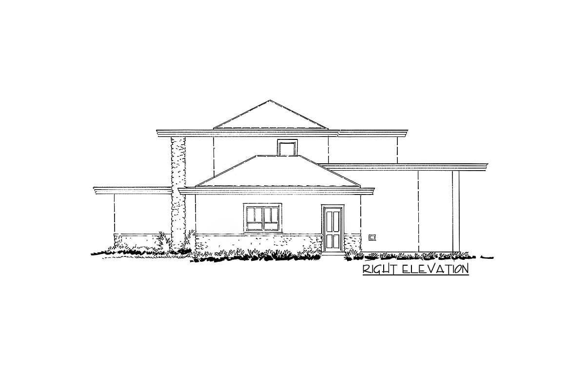 Plan 12957KN: Contemporary Two-Level House Plan with Optional Lower Level and Garage Workshop - Image #6 - Contemporary, Mid Century Modern, Modern, Northwest