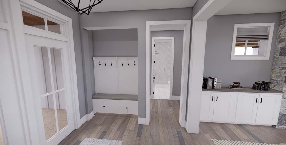 Plan 14678RK: Master-Up Modern Farmhouse Plan 2-Sided Fireplace - Image #10 - Country, Craftsman, Farmhouse, Modern Farmhouse, New American, Traditional