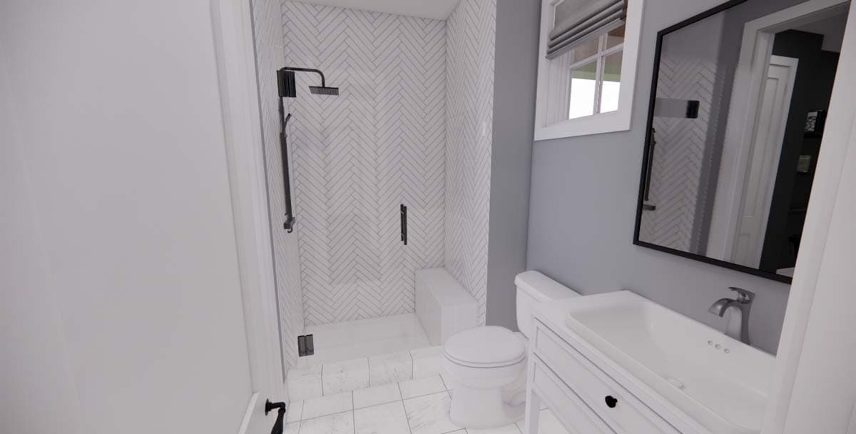 Plan 14678RK: Master-Up Modern Farmhouse Plan 2-Sided Fireplace - Image #11 - Country, Craftsman, Farmhouse, Modern Farmhouse, New American, Traditional