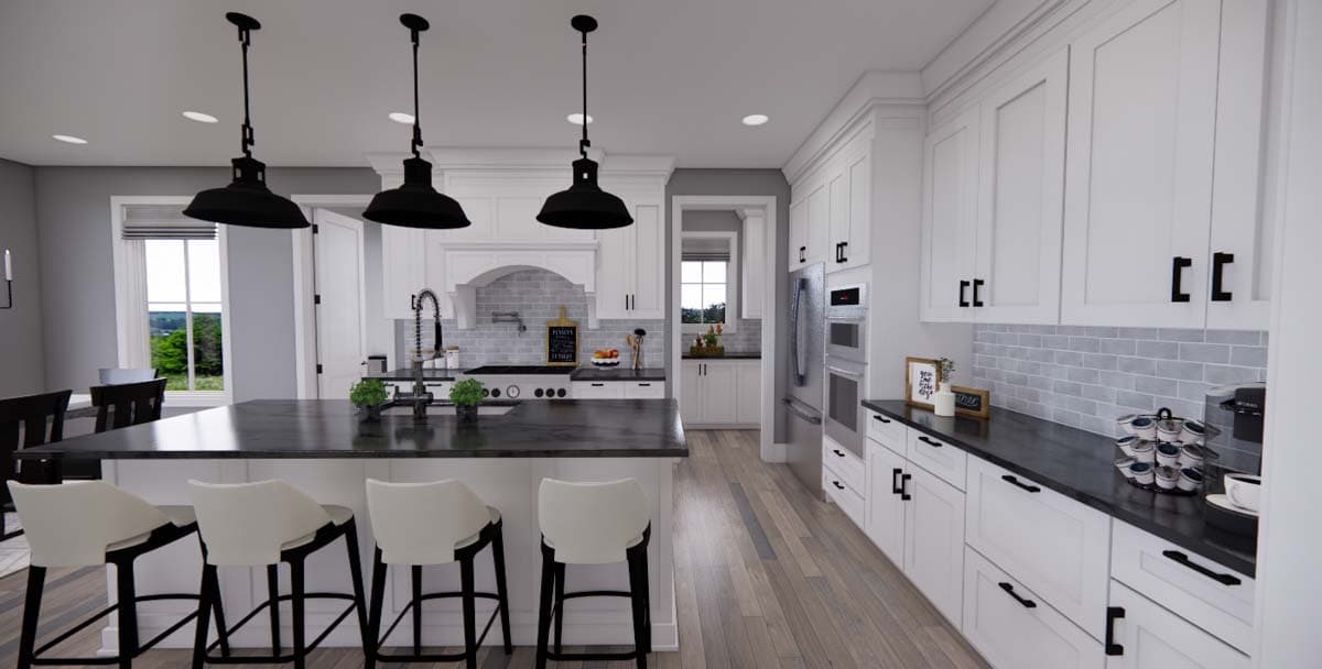 Plan 14678RK: Master-Up Modern Farmhouse Plan 2-Sided Fireplace - Image #19 - Country, Craftsman, Farmhouse, Modern Farmhouse, New American, Traditional