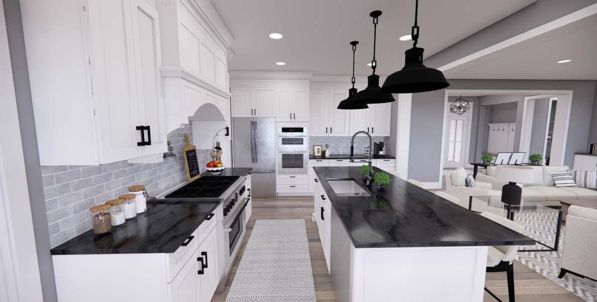 Plan 14678RK: Master-Up Modern Farmhouse Plan 2-Sided Fireplace - Image #20 - Country, Craftsman, Farmhouse, Modern Farmhouse, New American, Traditional